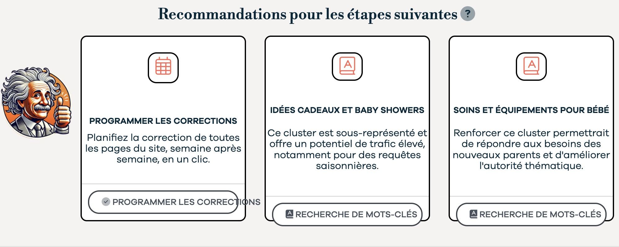 TU OBTIENS TON PLAN D'ACTION